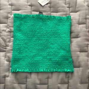 Green Windsor tube top